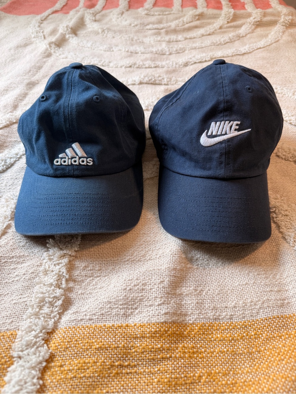Nike & adidas Navy Adjustable Baseball Caps Bundle